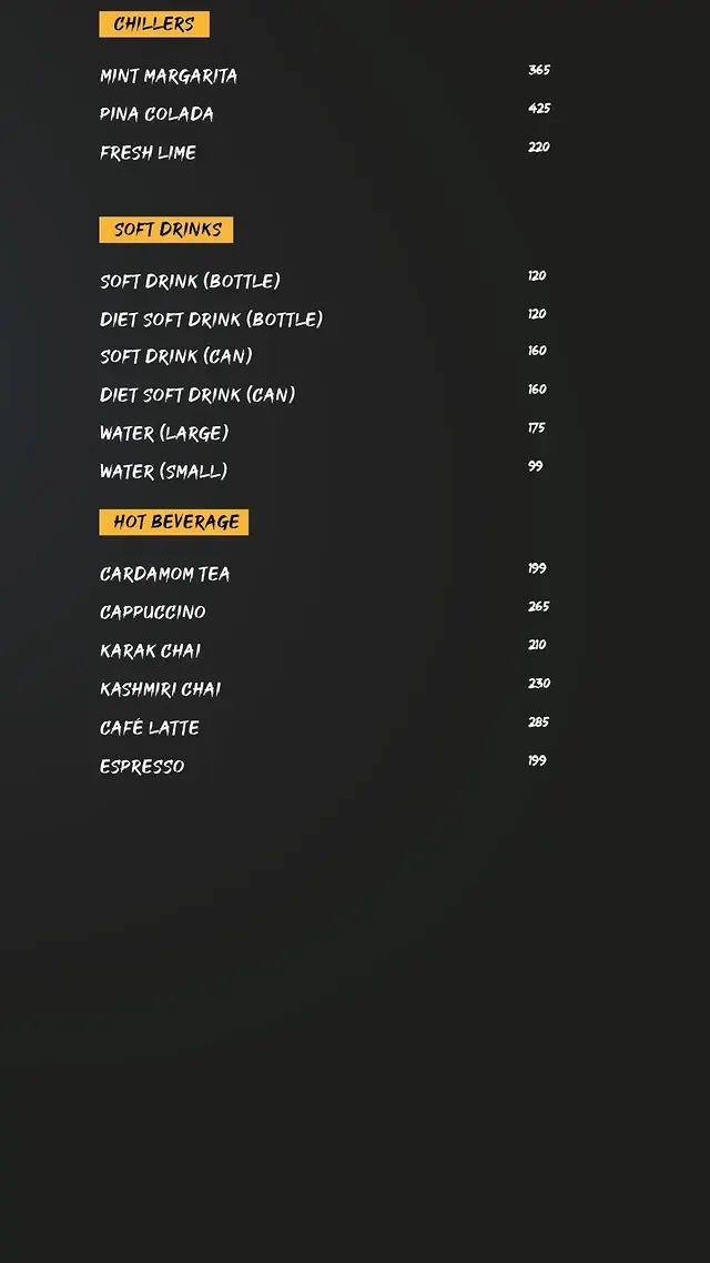Olive & Oak Restaurant menu, page 7