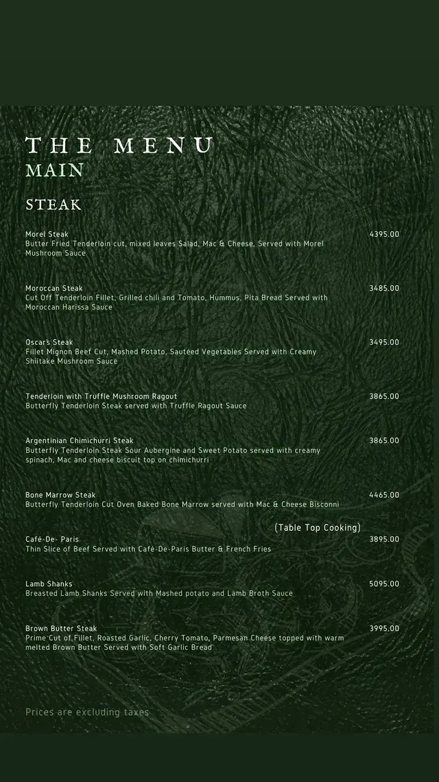 Olivetrail Raya menu, page 6