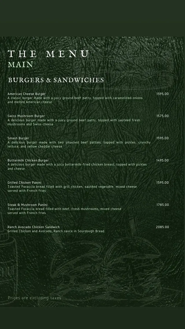 Olivetrail Raya menu, page 7