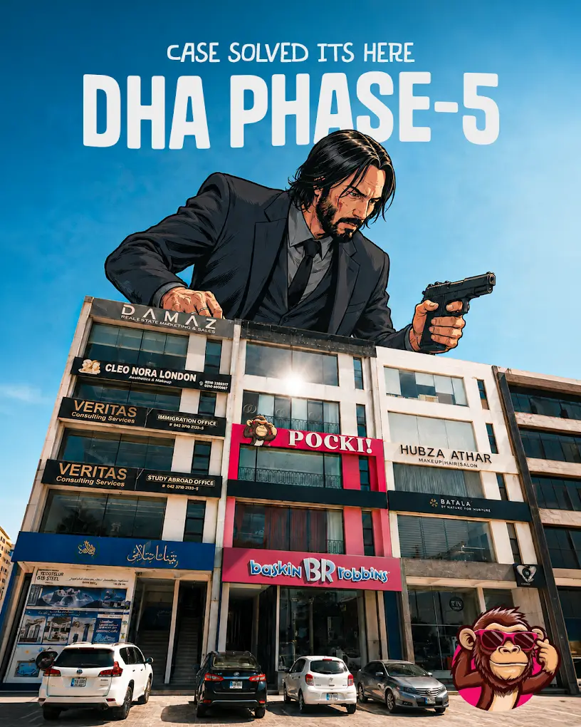 POCKI DHA Phase 5, DHA Phase 5 - CCA, from outside
