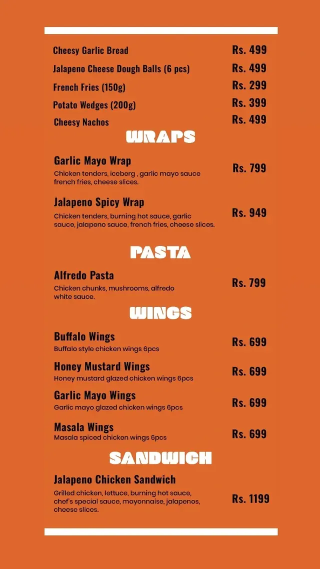 Port Grand Pizzeria menu, page 5