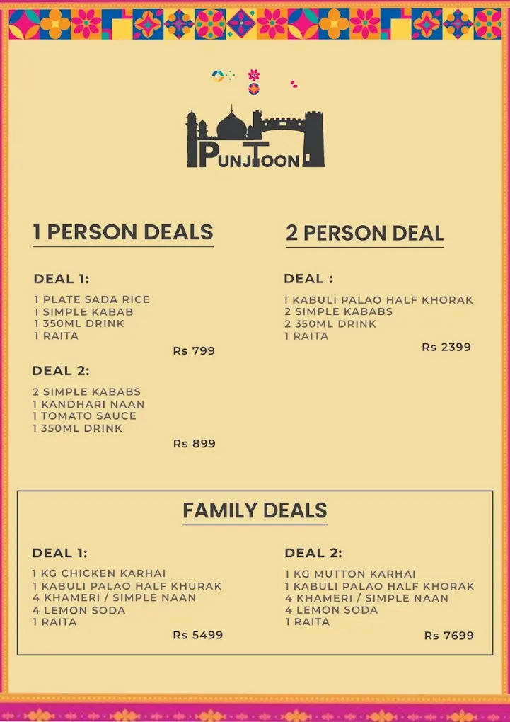PunjToon menu, page 2