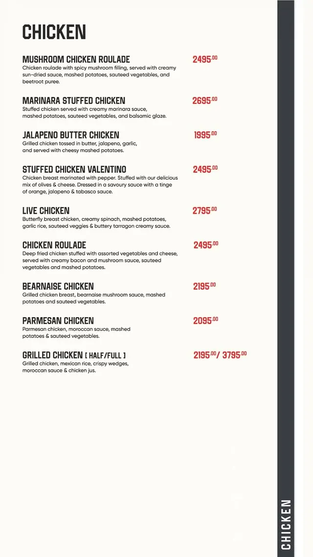 RARE menu, page 4