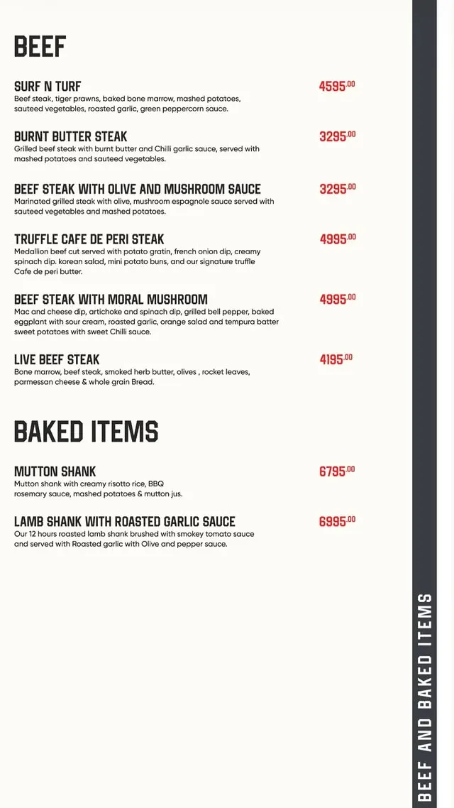 RARE menu, page 5