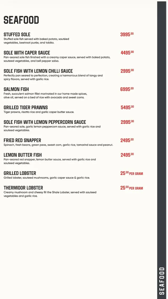 RARE menu, page 6