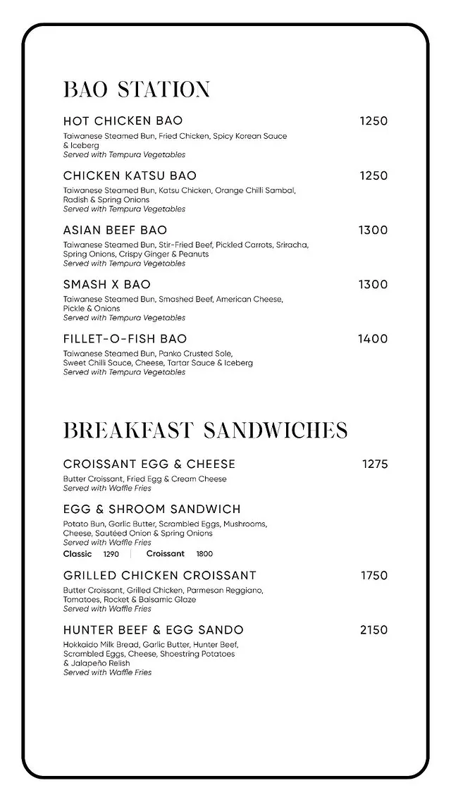 Rina's Kitchenette DHA menu, page 2