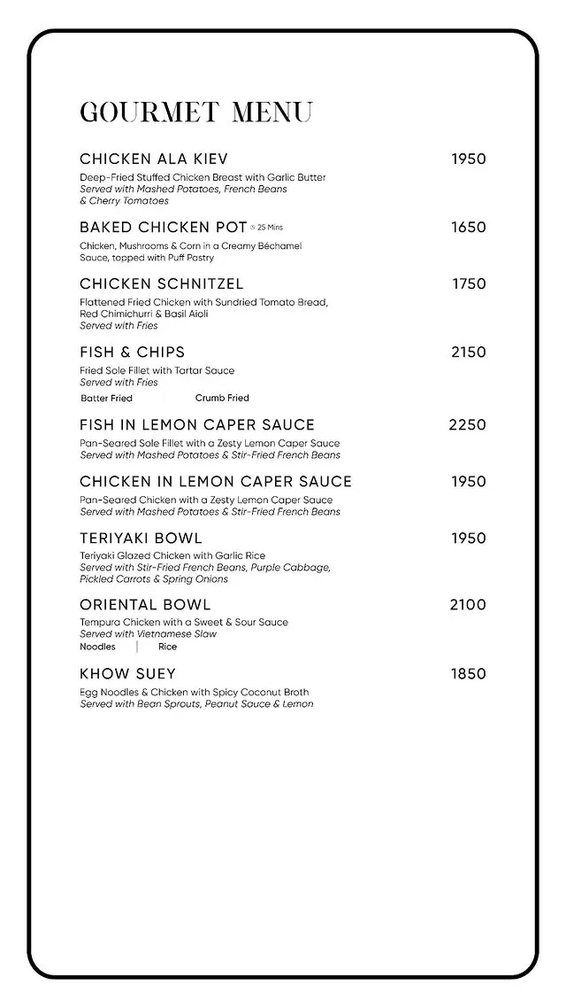 Rina's Kitchenette DHA menu, page 4