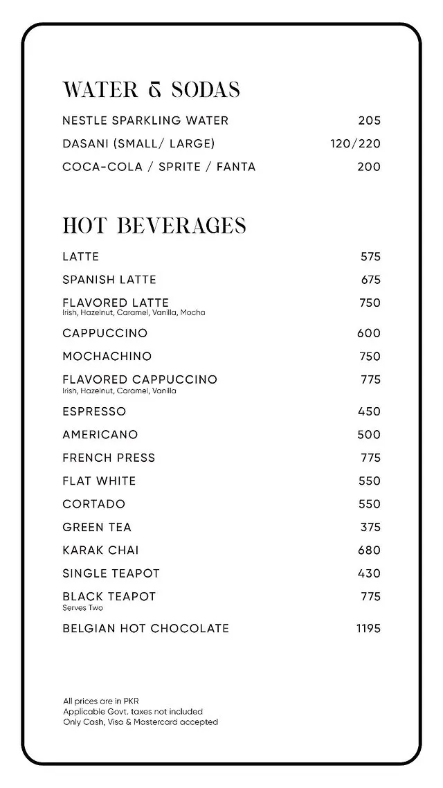 Rina's Kitchenette DHA menu, page 9