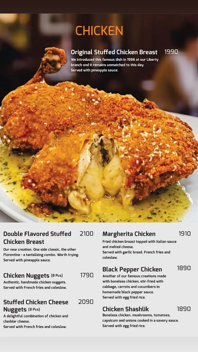 Salt'n Pepper Liberty menu, page 7