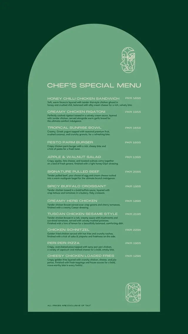 Sesame Gulberg II menu, page 10