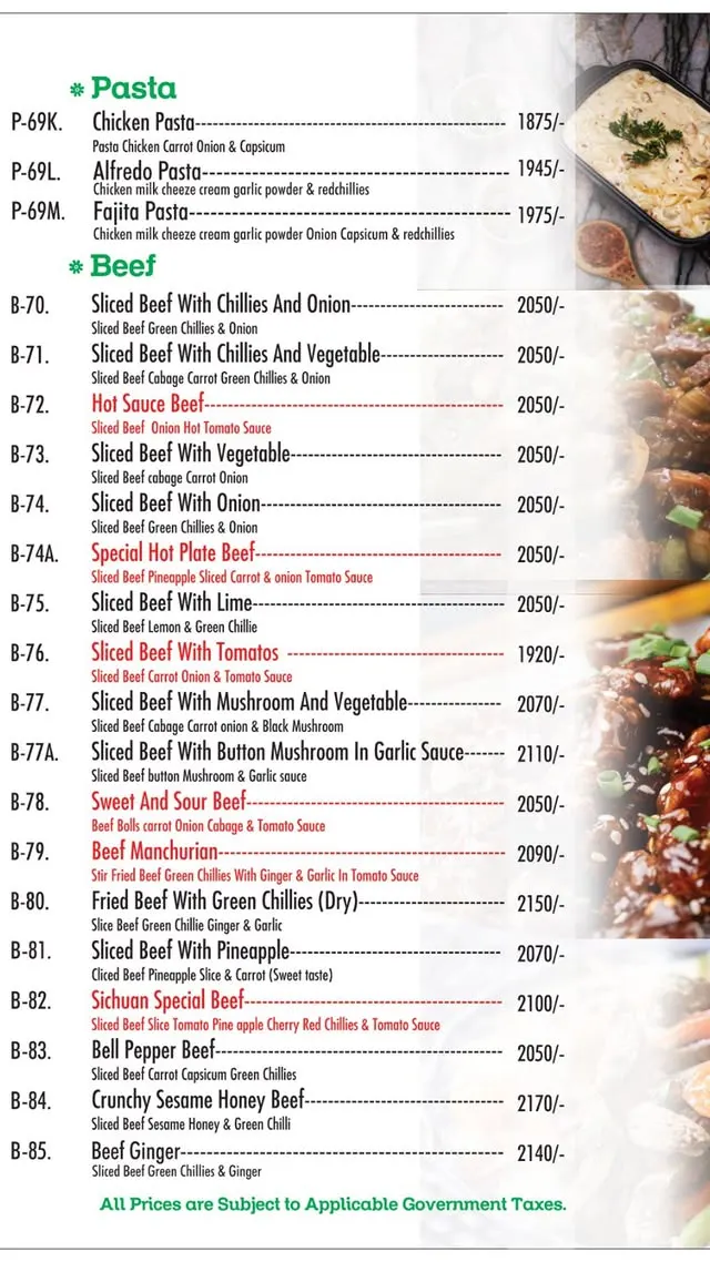 Sichuan Chinese Restaurant menu, page 7