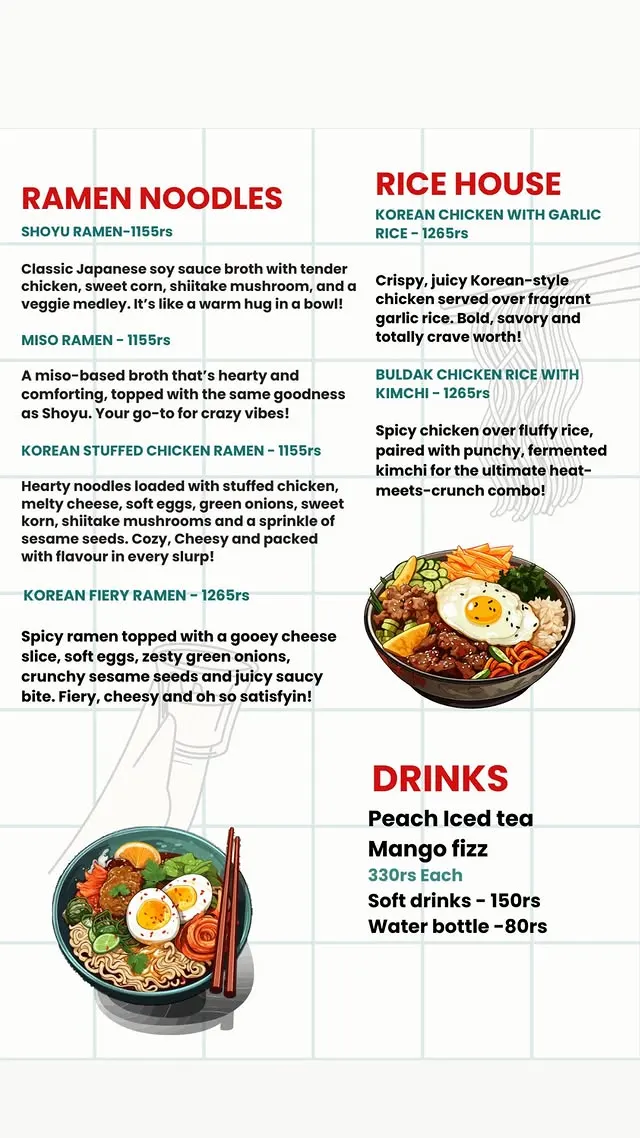 Steamin - Momo, Dumplings and Noodles menu, page 2