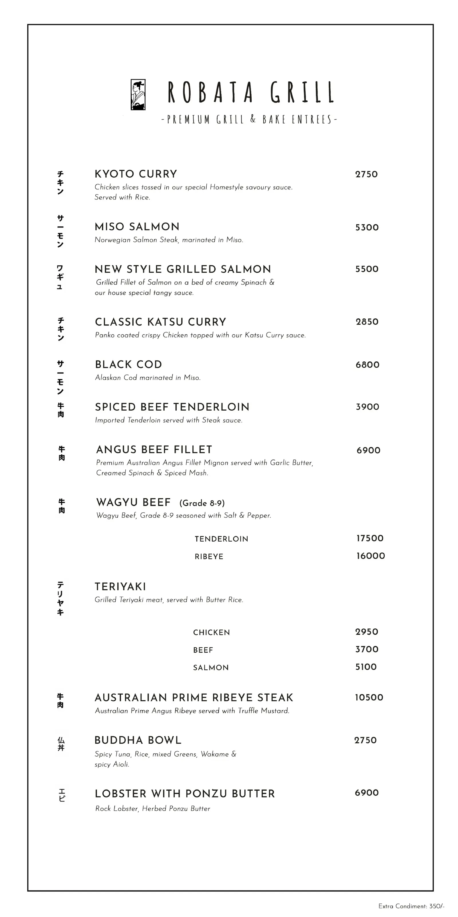 Sumo menu, page 3