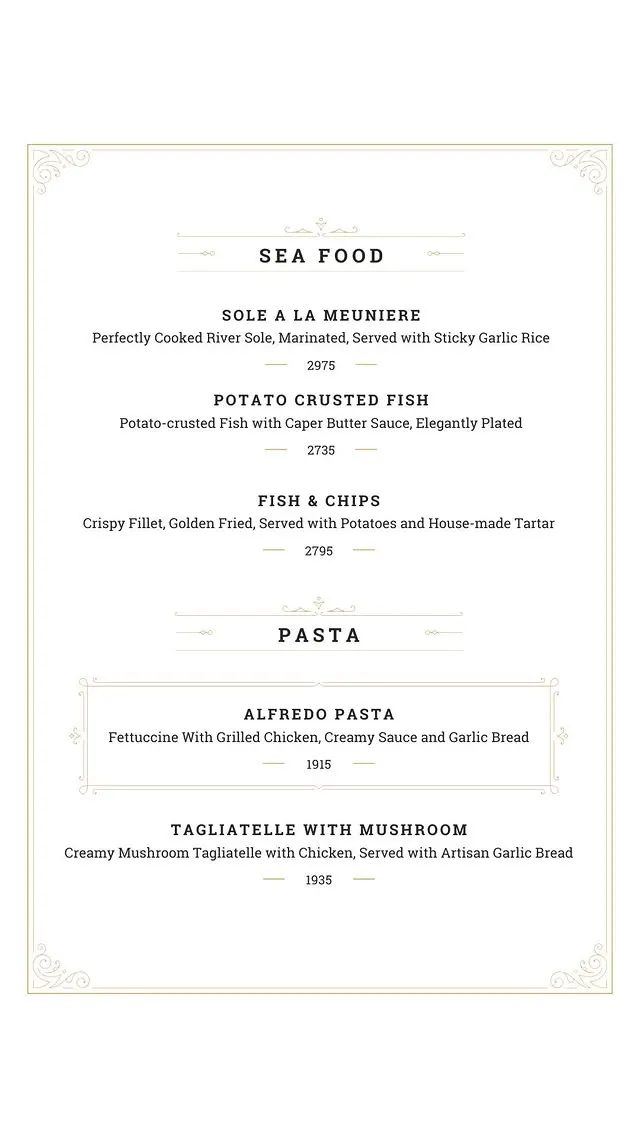 The Continental - Global Gastronomy menu, page 6
