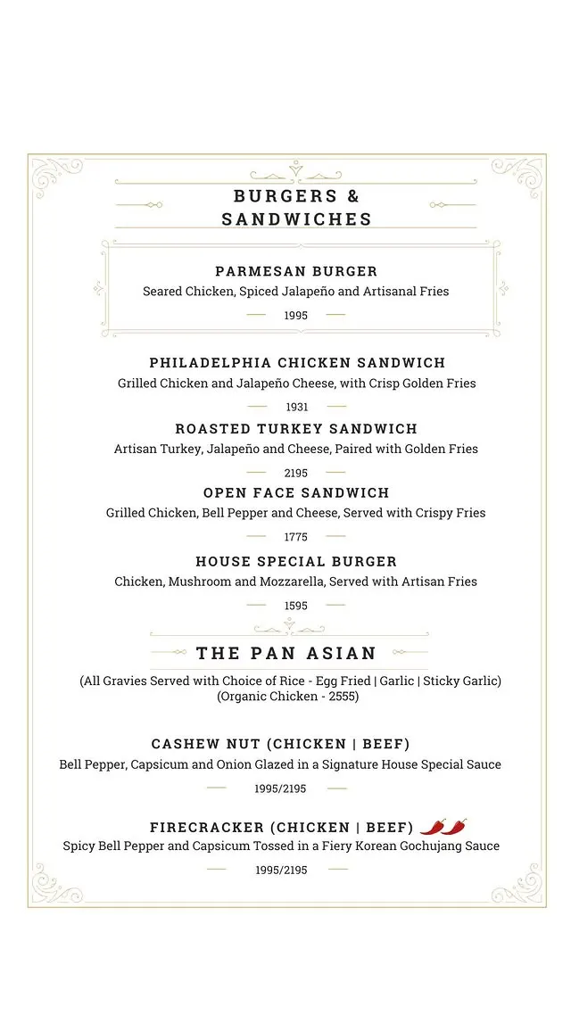 The Continental - Global Gastronomy menu, page 7