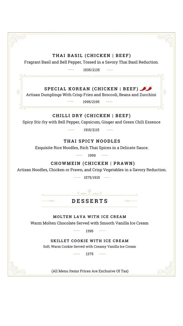 The Continental - Global Gastronomy menu, page 8