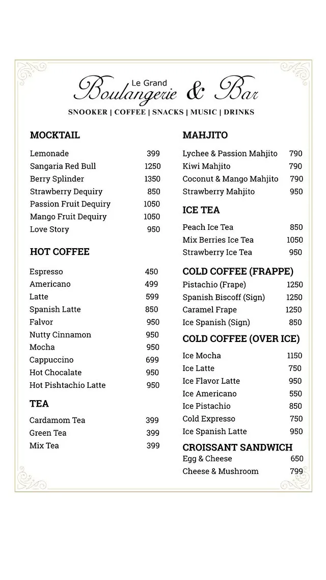 The Continental - Global Gastronomy menu, page 9