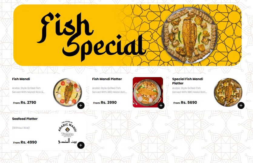 Yumto - House of Arabic Mandi menu, page 6